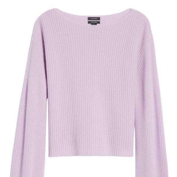 Halogen Sweaters - NEW Halogen Purple Bloom Cashmere Sweater